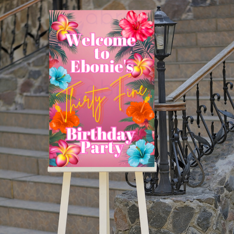 Custom Welcome Sign